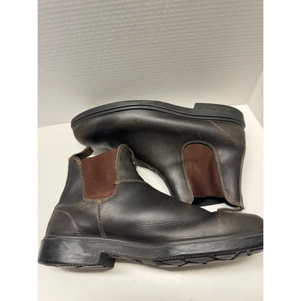Blundstone 062 Chelsea Boots Brown‎ Leather Mens Size 12 AU/UK Dress Boot